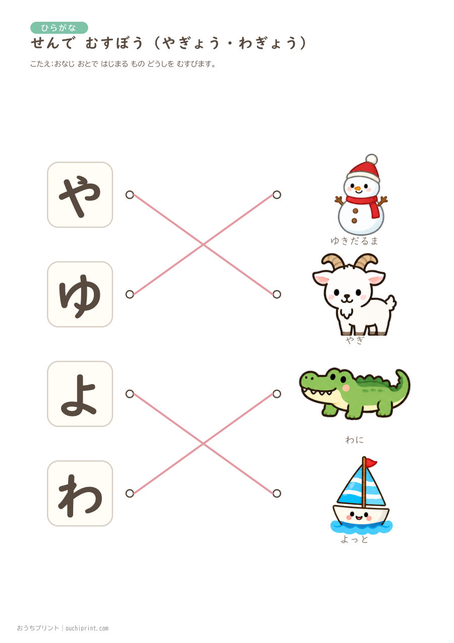 せんで むすぼう(あたまの おと)あぎょう〜らぎょう 17ページめ